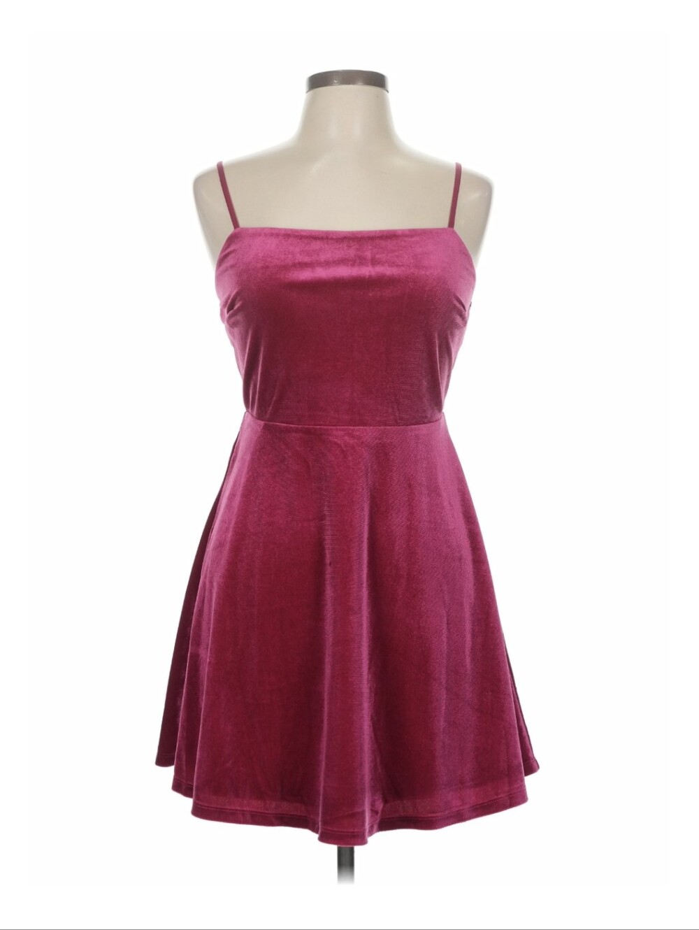 Lulus Pink Velvet Dress